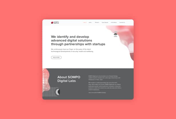 UX-UI-design-Sompo-digital-labs-website-hello