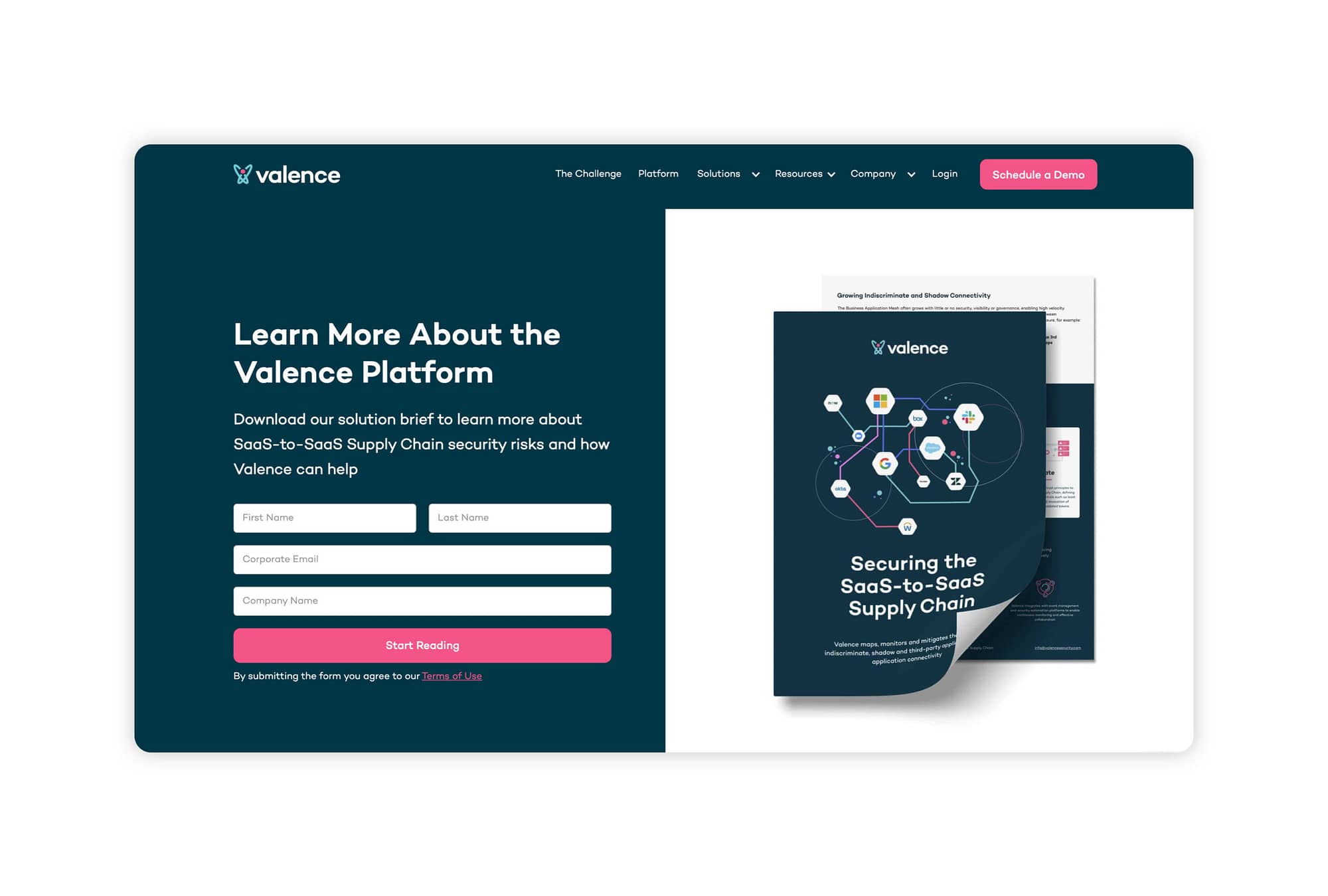 Branding, logo design and website design for valence