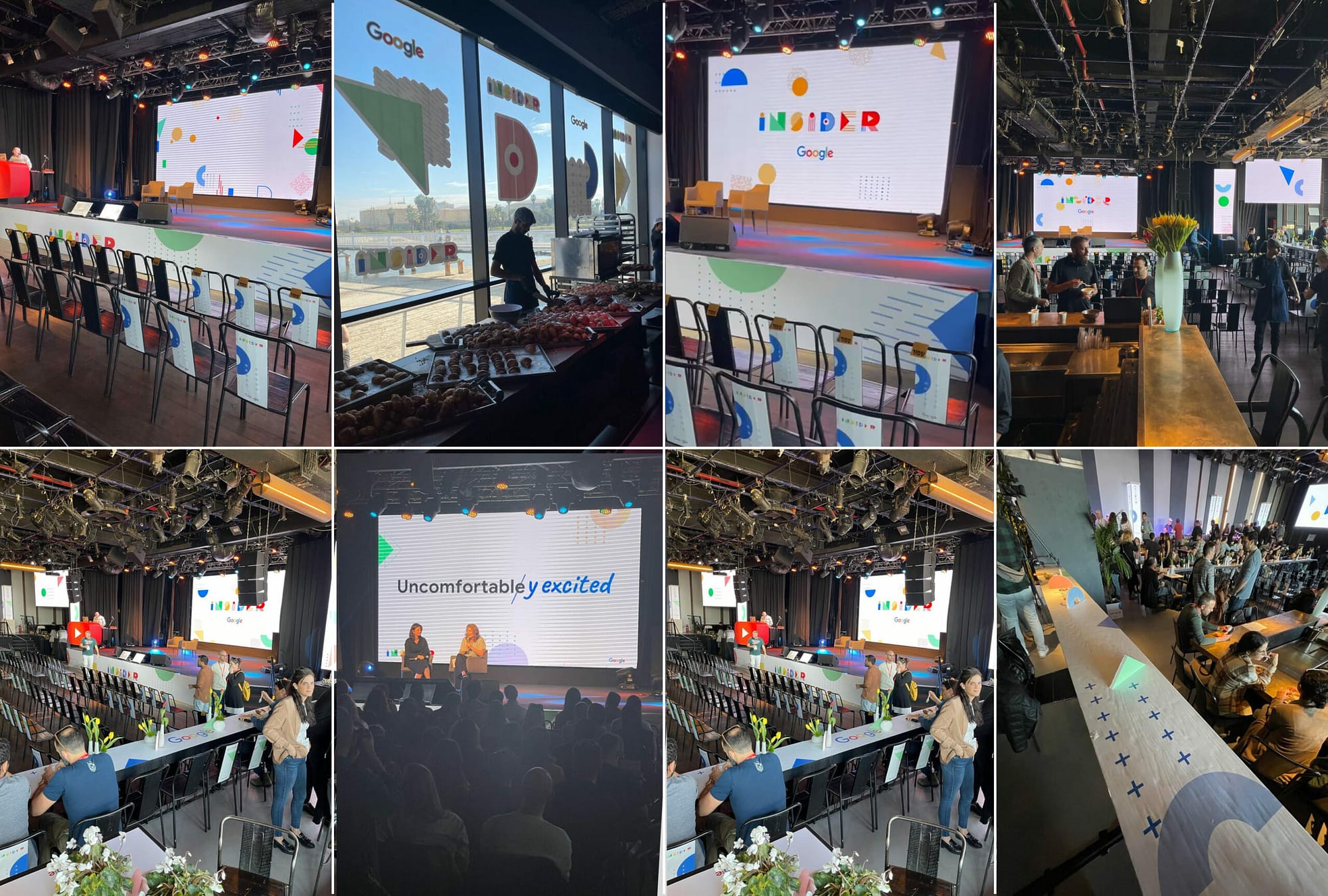 Google insider event branding - hello design - branding tech and startups